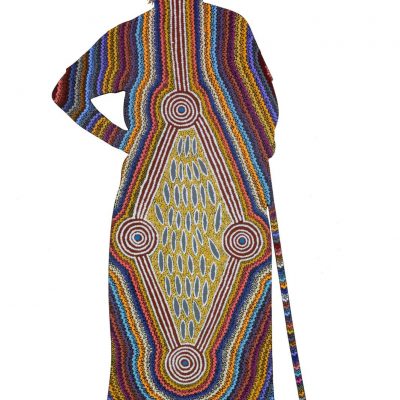 Female Artist Coming to the Art Centre Using a Walking Stick