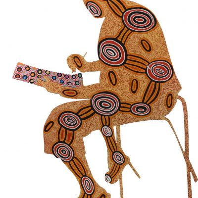 Artist Sitting on a Chair Painting